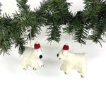 Santa’s Polar Bears Ornament - Set of 2