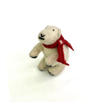 Handmade Holiday Polar Bear Ornament