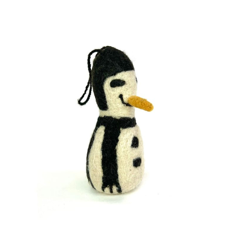 Handmade Snowman Ornament