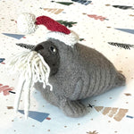Handmade Holiday Walrus Ornament