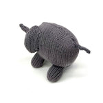 Kenana Knitters Hand Knitted 100% Organic Cotton Elephant Stuffed Animal