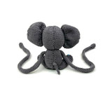 Hand Knitted 100% Organic Cotton Elephant Curtain Critter