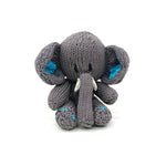 Kenana Knitters Hand Knitted 100% Organic Cotton Elephant Stuffed Animal