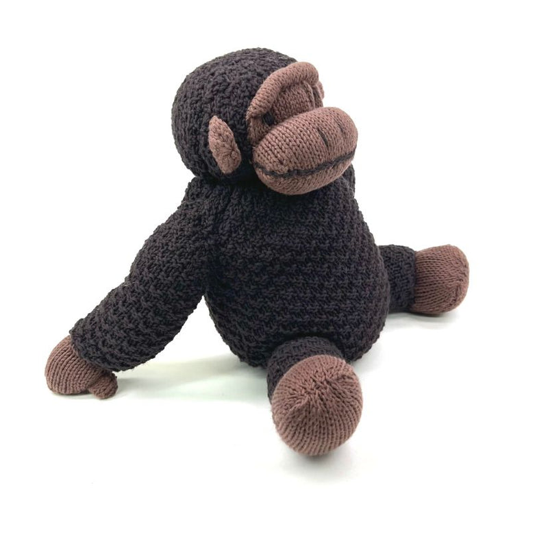 Hand Knitted Gorilla Stuffed Animal