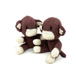 Kenana Knitters Hand Knitted Shelf Monkey Stuffed Animal