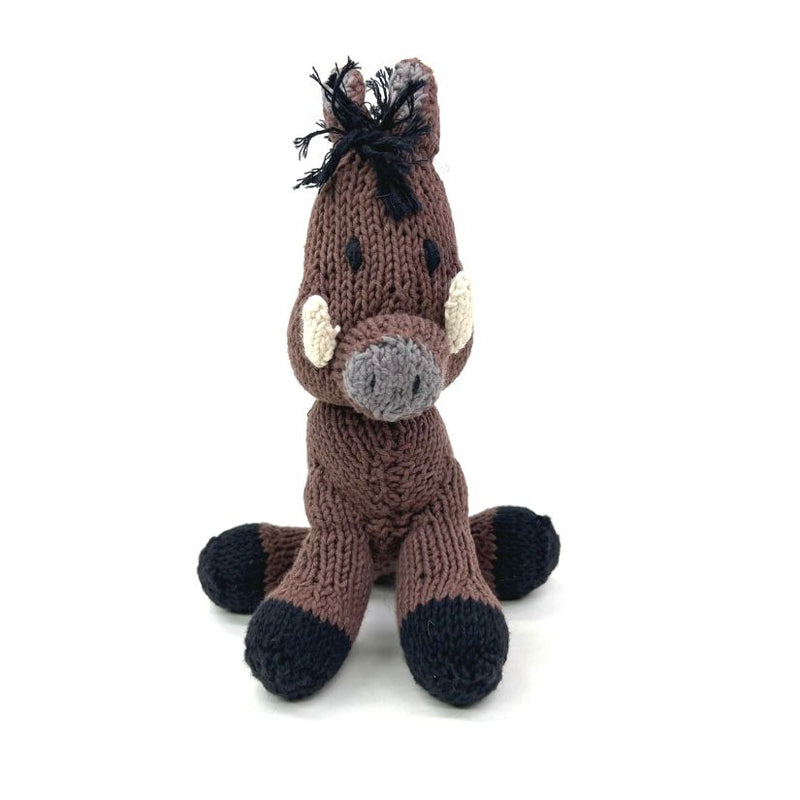 Kenana Knitters Hand Knitted Warthog Stuffed Animal