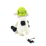 Kenana Knitters Hand Knitted Cow Stuffed Animal - Small