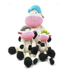 Kenana Knitters Hand Knitted Cow Stuffed Animal - Small