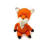 Hand Knitted Fox Stuffed Animal