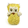 Hand Knitted Homespun Wool Owl Stuffed Animal