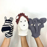 Kenana Knitters Hand Knitted 100% Homespun Organic Cotton Hand Puppet