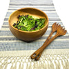 Acacia Wood Rounded Salad Bowl