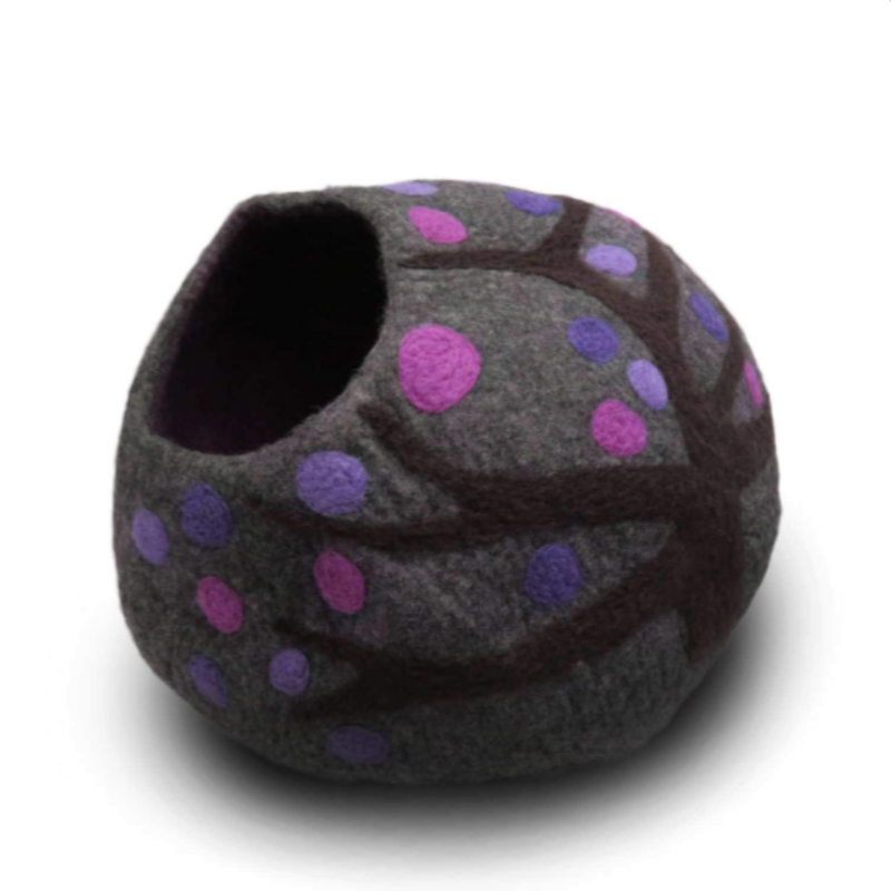 Eco Kitty Cave - Purple Rain