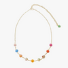 Kantha Textile 9-Bead Necklace