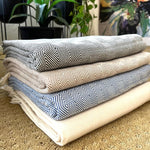Tanzanian Hand Woven Cotton Throw - Diamond Pattern