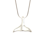 Maori Whale Tail Silver - 35mm Necklace
