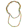 Kantha Textile Bead Long Necklace