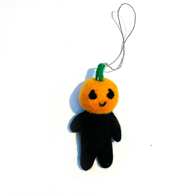 Mr Pumpkin Head Eco Ornament