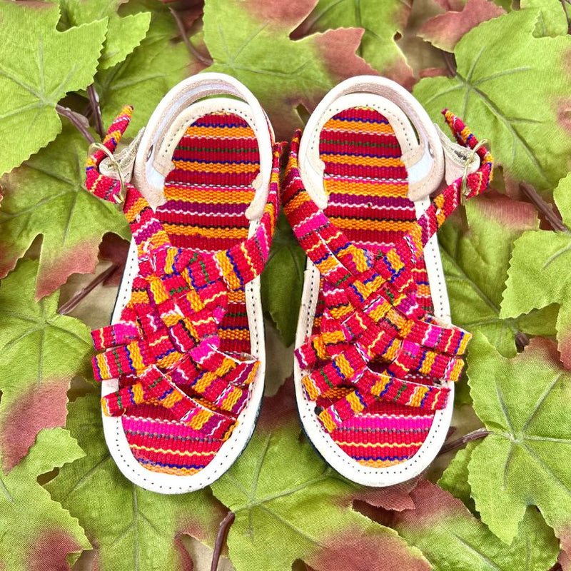 Children's Orange Crush Huaraches Sandals